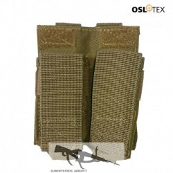 OSLOTEX Portagranada 40mm o Cargador Pistola Doble Velcro Coyote