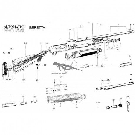 DESPIECE Beretta A 300-301-302-303